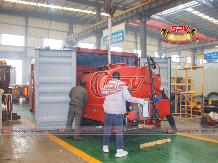 5,000 Litres Sewer Jetting Tank SKD - Loading 1 5,000 Litres Sewer Jetting Tank SKD - Loading 1